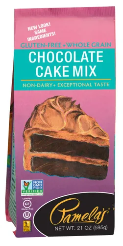 Vista 4 de Pamela's Products Mezcla de pastel de chocolate sin gluten (6 x 21 onzas)