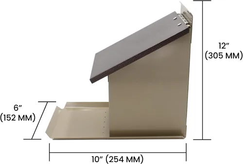 Vista 5 de Zenport Z38079 - Fiambrera de ardilla con tolva y comedero para ardillas, ayuda a desviar a las ardillas de los comederos dedicados para pájaros