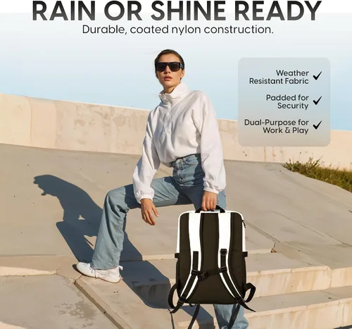 Vista 7 de Mochila de rendimiento – Bolsa elegante y ligera para padel, pickleball, viajes y uso diario – Estilo deportivo unisex con funda para laptop