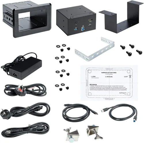 Vista 9 de StarTech Conference - Base universal para laptop, 4K HDMI, 60W PD, GbE, TAA