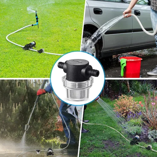 Vista 7 de 1 Piece Water Pump Strainer 3/8 ID Hose Barb with Mesh Filter Screen