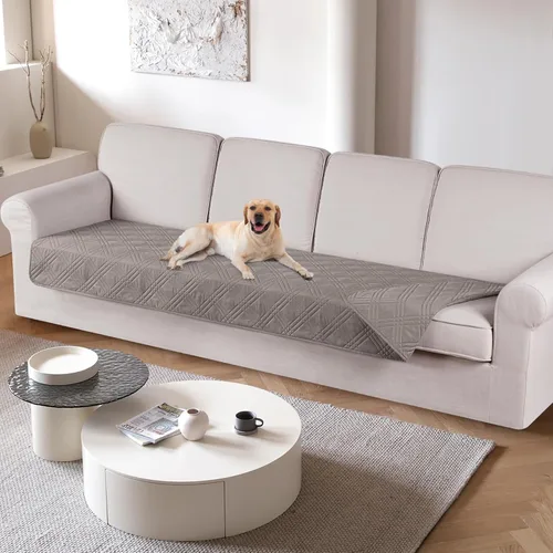 Vista 9 de TAOCOCO Funda de cojín de sofá 100% impermeable reversible, funda de asiento de sofá para perros y mascotas, funda de sofá biplaza para sofá