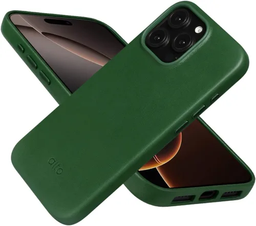 Vista 41 de alto Funda para teléfono compatible con iPhone 15 2023 y MagSafe, funda magnética de cuero italiano, funda protectora contra caídas de la serie Clop