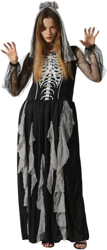 Vista 3 de FantastCostumes - Disfraz de zombi con banda para el pelo para mujer