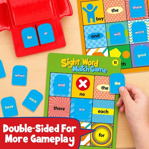 Vista 8 de Bingo Sight Word Game for Kids Sight Words Flash Cards Learn to Read Pre-K