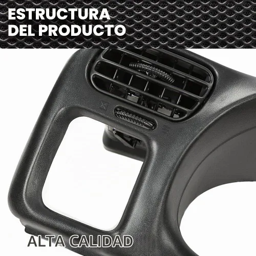 Vista 6 de CROSSDESIGN - Cubierta para tapa de tablero de instrumentos con borde de bisel de radio, borde negro para tablero no apto