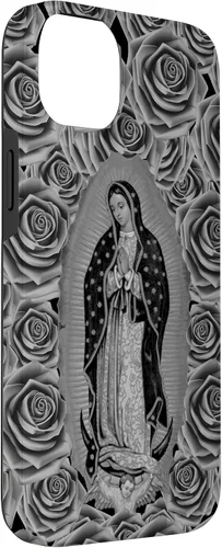 Vista 34 de Funda para iPhone 11 Nuestra Señora Virgen De Guadalupe Virgen María Floral