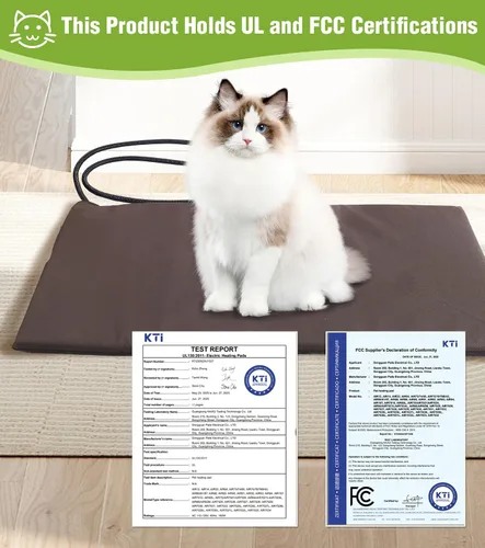 Vista 8 de GUTINNEEN Casa climatizada para gatos para exteriores, casa para gatos al aire libre aislada con manta de calefacción eléctrica, cables resistentes
