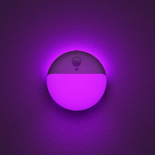 Vista 10 de YUNLEX Paquete de 2 luces nocturnas a batería, luces de inodoro, luz de sensor de movimiento pequeño de 2.6 pulgadas, luces adhesivas, 3 modos