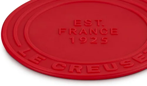 Vista 2 de Le Creuset Posavasos de silicona (est. 1925), juego de 4, Cerise