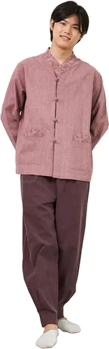 Vista 6 de Conjunto Hanbok unisex, ropa tradicional coreana, BTS Casual Hanbok para yoga y meditación, ropa de templo Negro