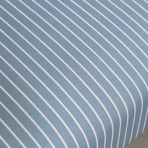 Vista 10 de Roundhill Furniture Botticelli - Silla tapizada con diseño de rayas azules