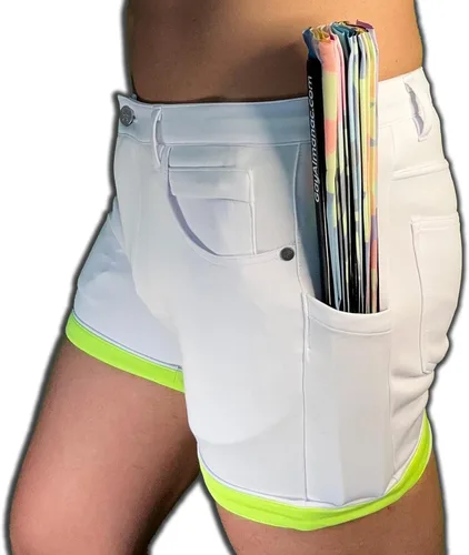 Vista 2 de Pantalones cortos para hombre, pantalones cortos de fiesta y botines, entrepierna de 5 pulgadas con bolsillo oculto y bolsillos con cremallera