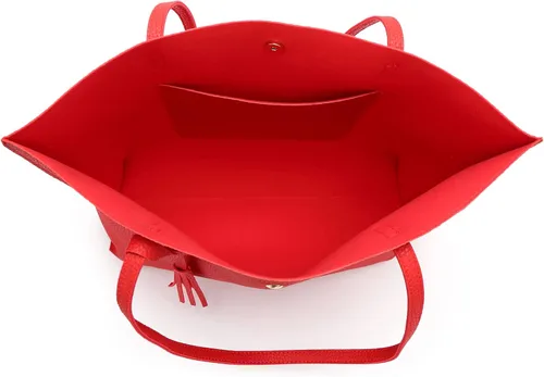 Vista 5 de Dreubea Bolsa de piel sintética suave de mujer tipo tote, para usar sobre el hombro, de gran capacidad, con borlas