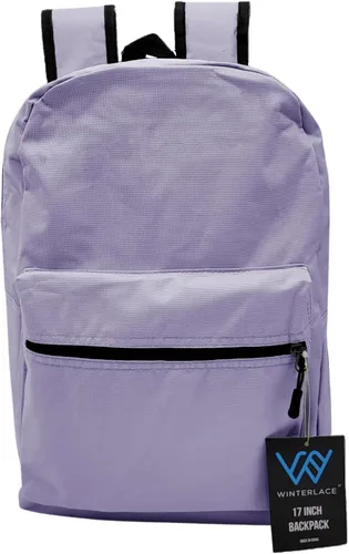 Vista 6 de Paquete de 48 mochilas, bolsas de viaje al aire libre de 17 pulgadas con cremallera, paquete a granel para eventos escolares, niños y adultos
