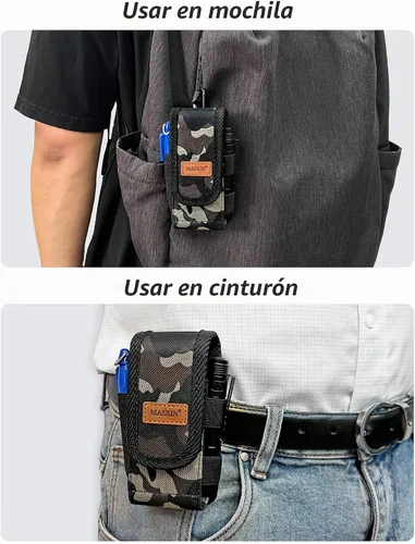 Vista 6 de Funda multiherramienta, funda multiherramienta para cinturón, funda multiherramienta, soporte para cinturón de bolsillo, bolsa de herramientas