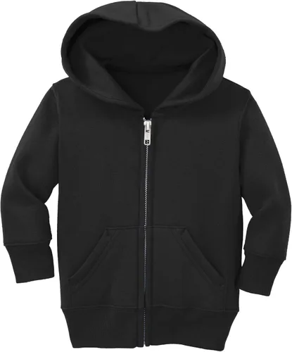 Vista 4 de Precious Cargo - Sudadera con capucha con cremallera completa. CAR78IZH, Negro azabache, 12 Meses