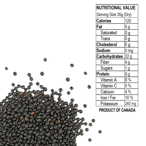 Vista 2 de Eastern Feast - Lentejas Beluga Negras, 2 Lbs (31.99 oz)