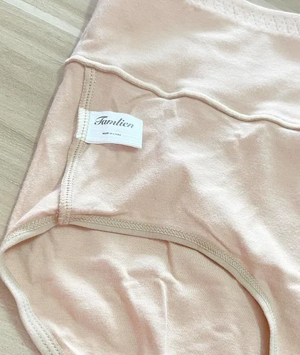 Vista 6 de Ropa interior para mujer, de cintura alta, de algodón, suave, elástica, transpirable, paquete de 5