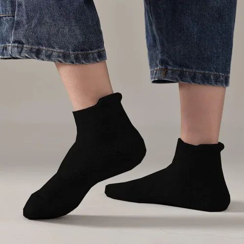 Vista 19 de EPEIUS Calcetines acolchados de algodón grueso para niños y niñas, calcetines atléticos deportivos para correr, paquete de 6 unidades, 4-14 años