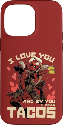 Vista 47 de Marvel Deadpool I Love You and by You I Mean Tacos - Carcasa para iPhone 17