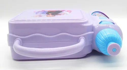 Vista 8 de Disney Frozen 2 - Lonchera combinada con botellas de agua, 5.8 x 2.9 x 5.3 pulgadas, color morado, multicolor