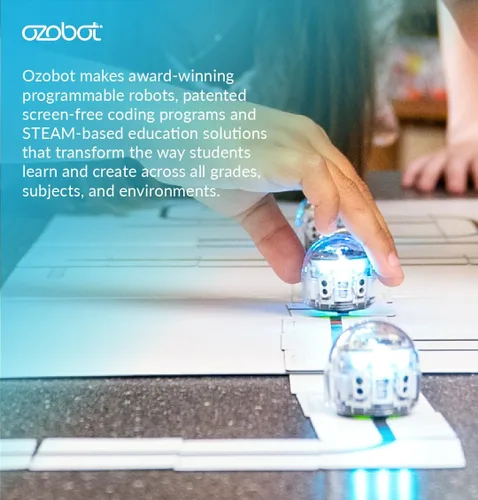 Vista 2 de Kit de Imanes de Código de Color Ozobot Movimientos Especiales, Herramienta de Aprendizaje de Programación Interactiva para Niños de 3 años