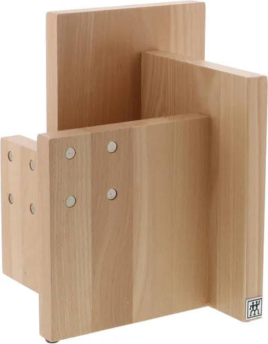 Vista 7 de ZWILLING Bloque de cuchillos italiano, 10" x 10" x 16", madera de haya natural