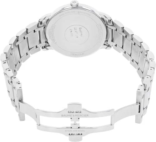 Vista 6 de Baume et Mercier Classima esfera blanca para hombre reloj 10354