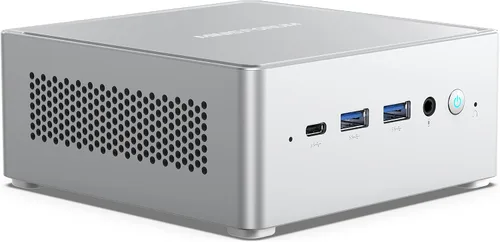 Vista 13 de MINISFORUM Mini PC M1 Plus, Intel Core i5-12600H (12C/16T, 4.5GHz), 16GB DDR5 RAM, 512GB SSD, triple pantalla 4K (HDMI/DP/USB 4.0), puerto dual