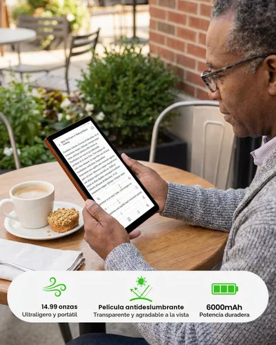 Vista 2 de Callsky-Tab Tableta: Tablet de 10 pulgadas, tabletas Android, 12GB RAM 128GB ROM, procesador Octa-core, pantalla IPS HD, Widevine L1, WiFi 6
