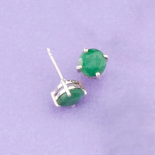 Vista 3 de Ross-Simons 4.00 ct. t.w. Gemstone Earrings in Sterling Silver