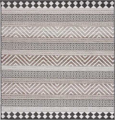 Vista 2 de SAFAVIEH Havana Collection HAV325E - Alfombra decorativa estilo marroquí bohemio con diseño tribal para interiores y exteriores, no desprende