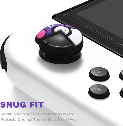 Vista 3 de FUNLAB - Tapas para joystick compatibles con Nintendo SwitchOLEDLite, accesorios de controlador FUNLAB - 6 bolas