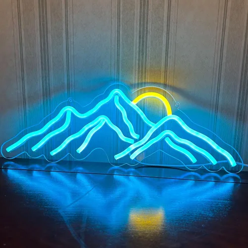 Vista 9 de Letrero de neón personalizado de sol y luna para decoración de pared, decoración personalizada de neón para dormitorio, sala de estar, meditación