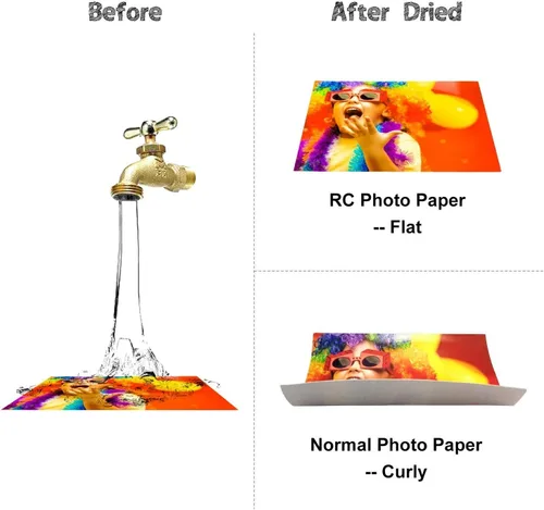 Vista 5 de Koala Ultra Premium - Papel fotográfico satinado de 8.5 x 11 pulgadas y papel fotográfico brillante pesado, 72 libras para impresora de inyección