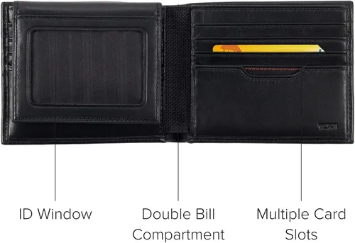 Vista 4 de TUMI - Delta Global Cartera extraíble con cerradura de identificación RFID para hombres - Negro, Negro