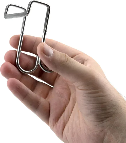 Vista 5 de 8 ganchos de metal en forma de S doble para colgar sobre el gabinete, para cocina, baño, armario, utensilios para colgar, toallas, ropa, cajón