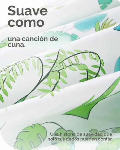 Vista 5 de Sábanas suaves para cuna de niño de alta calidad, sábana bajera para cuna ultra transpirable, sábanas súper elásticas de 28 x 52 x 9 pulgadas