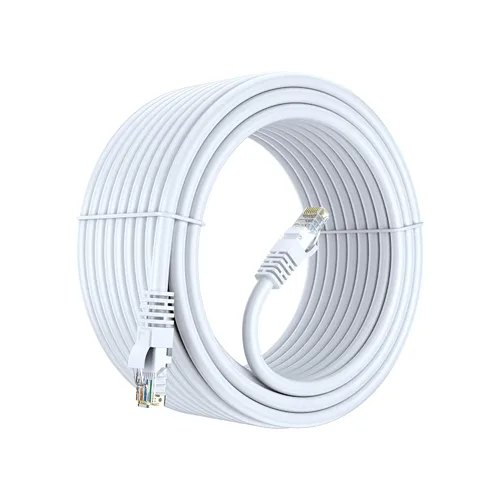 Vista 19 de Maximm Cable Ethernet Cat 6 de 30 pies, cobre 100% puro, cable LAN Cat6, cable de Internet, cable de conexión y cable de red, UTP (negro) de 30 pies