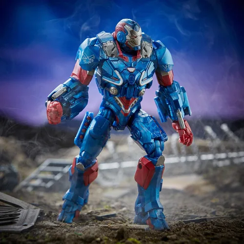 Vista 2 de Marvel Legends Series Avengers: Endgame - Figura de acción coleccionable de 6 pulgadas, colección Iron Patriot, incluye 4 accesorios