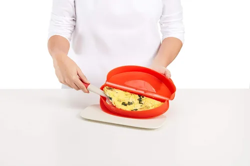 Vista 4 de Lekue Fabricante de Tortillas, Modelo #, Rojo Pequeño