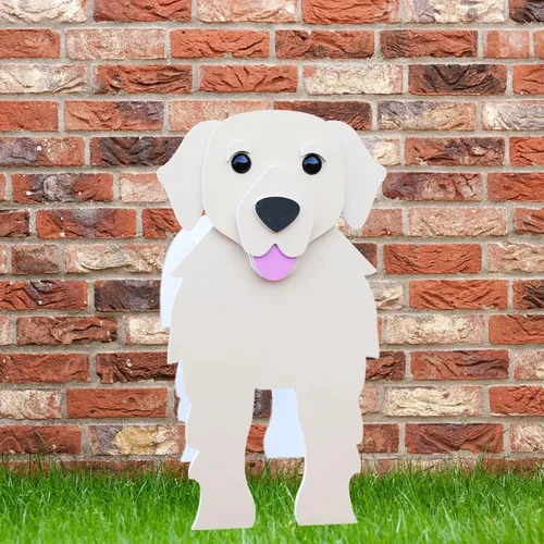 Vista 19 de Beagles - Contenedor para plantas con forma de perro, para amantes de las mascotas, maceta de PVC lindo para perros, macetas de cara para decoración