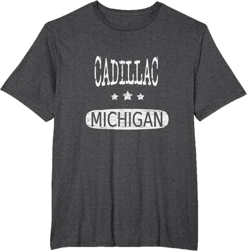 Vista 26 de Vintage Cadillac Michigan Camiseta