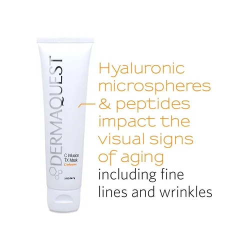 Vista 3 de DermaQuest C Infusion TX - Mascarilla facial antienvejecimiento con vitamina C, iluminadora y energizante, minimizadora de poros, para mujeres