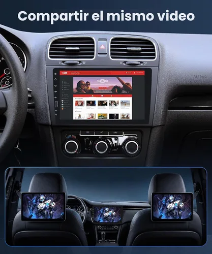 Vista 4 de Single Din Car Stereo with AM/FM/RDS Radio Backup Camera, Sellrich 9 inch IPS Touch Screen Single Din Radio Support Wireless Carplay Android Auto