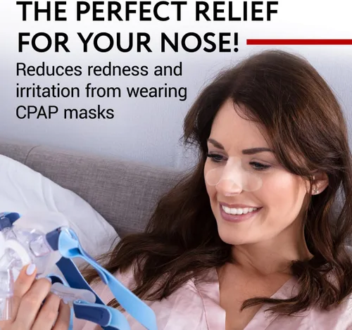 Vista 2 de Impresa 10 almohadillas nasales y forros nasales, insertos recortables personalizados y cojín de máscara, sellado seguro y almohadillas nasales CPAP