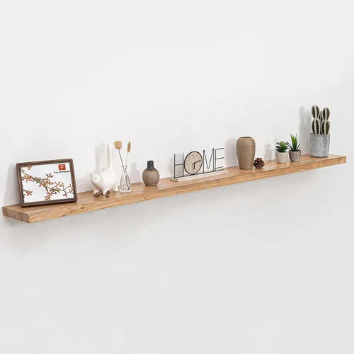 Vista 37 de Estantes flotantes para decoración de pared, estantes rústicos de madera recuperada de 24 x 8 pulgadas, estantes de montaje en pared resistentes