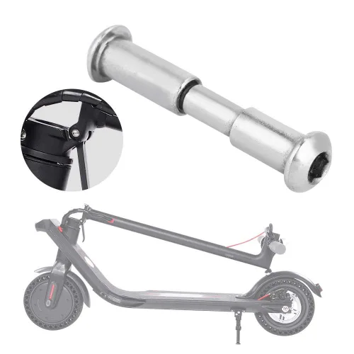 Vista 2 de Tbest Perno de scooter de acero al carbono, cabeza plana, rosca derecha, plata, 1 unidad, compatible con M365