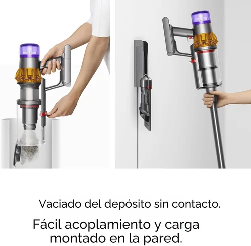 Vista 9 de Dyson V15 Detect - Aspiradora inalámbrica (amarillo/níquel)